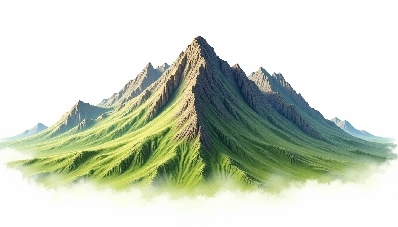 Am Bodach — 1,032m — United Kingdom — watercolor illustration