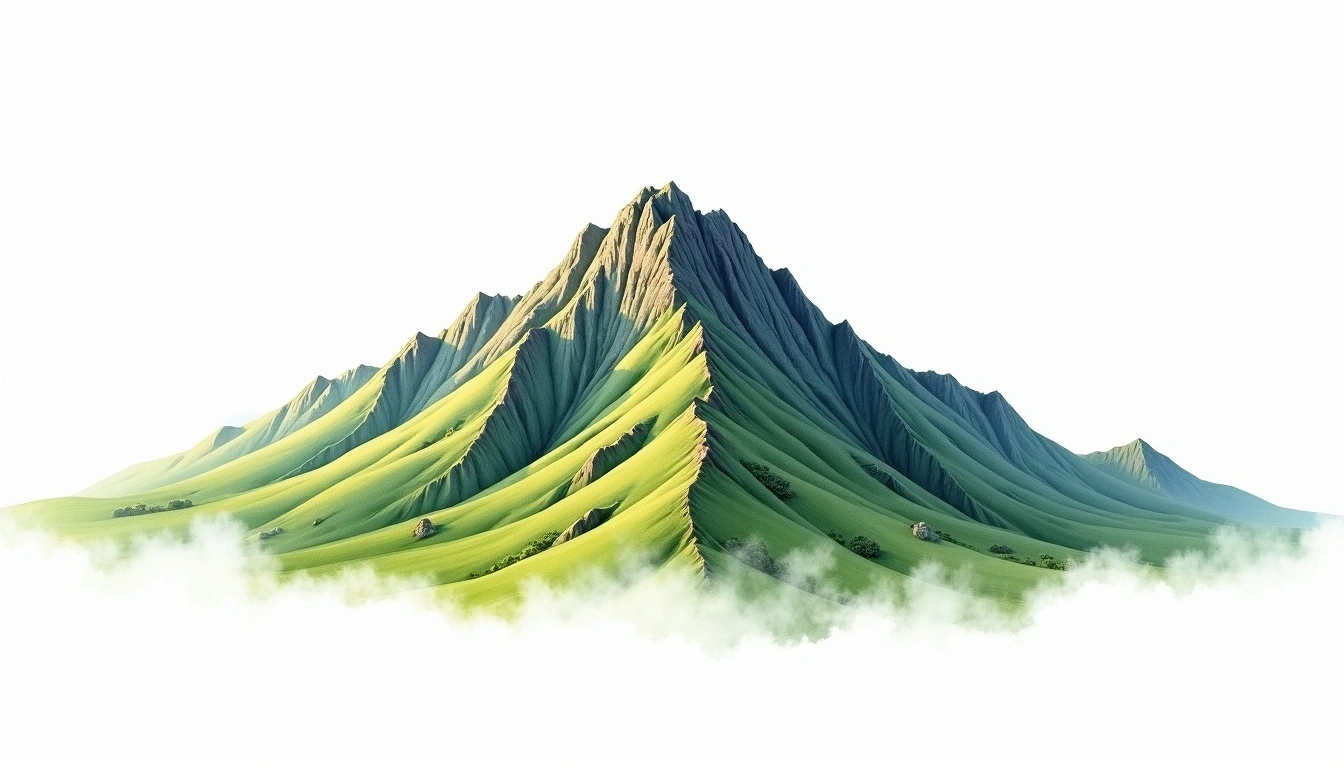 Ben Hope — 927m — United Kingdom — watercolor illustration