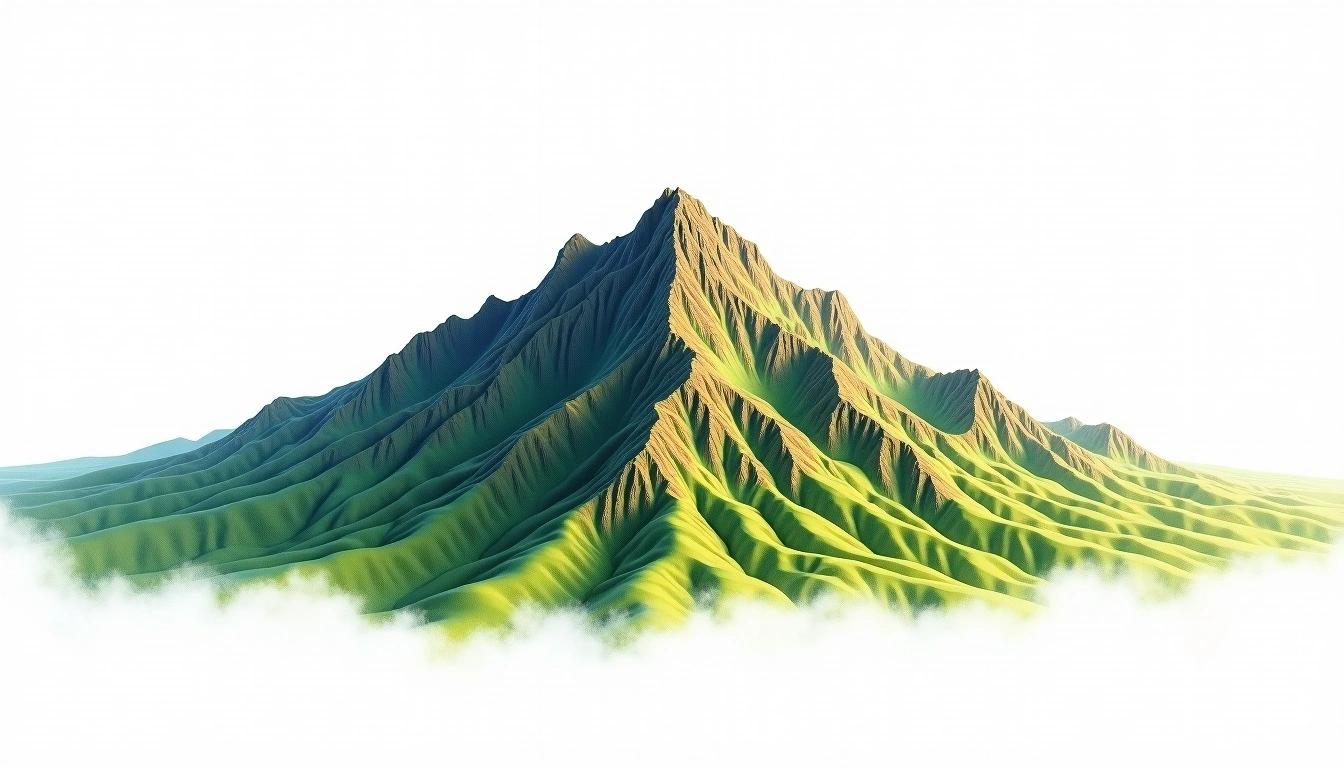 Ben More — 1,174m — United Kingdom — watercolor illustration