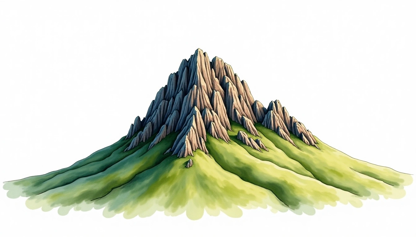 Britton Hill — 105m — United States — watercolor illustration