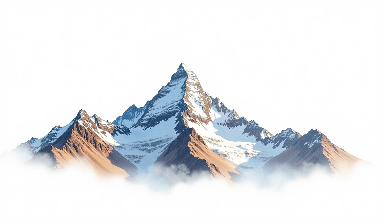 Broad Peak — 8,051m — Pakistan — watercolor illustration