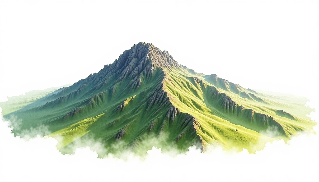 Brocken — 1,141m — Germany — watercolor illustration