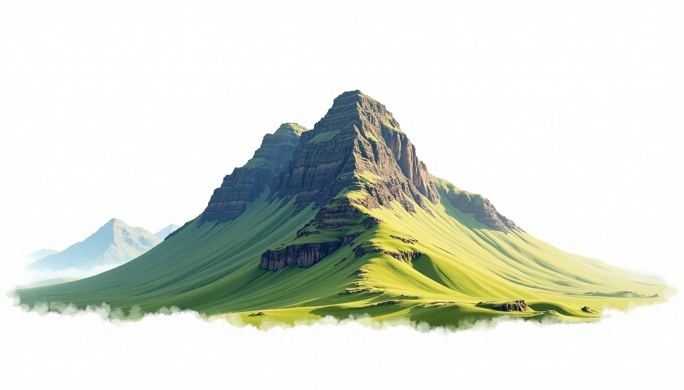 Buachaille Etive Mor — 1,022m — United Kingdom — watercolor illustration