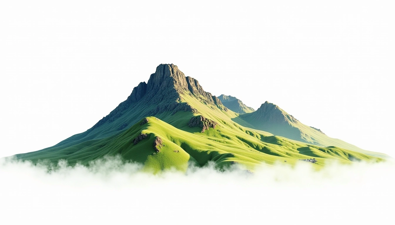 Cadair Idris — 893m — United Kingdom — watercolor illustration