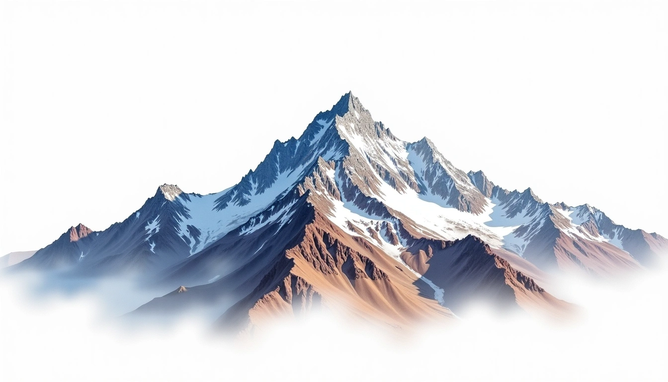 Cerro Alma Negra — 6,120m — Argentina — watercolor illustration