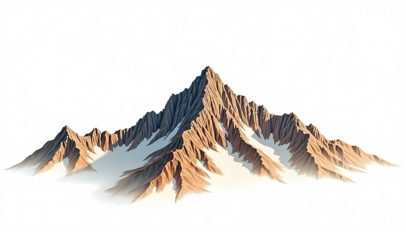 Cerro Cotacachi — 4,944m — Ecuador — watercolor illustration