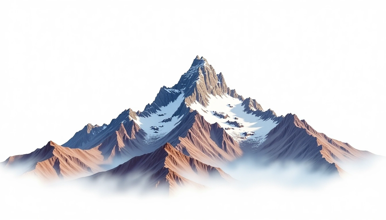 Cerro Incahuasi — 6,621m — Chile — watercolor illustration