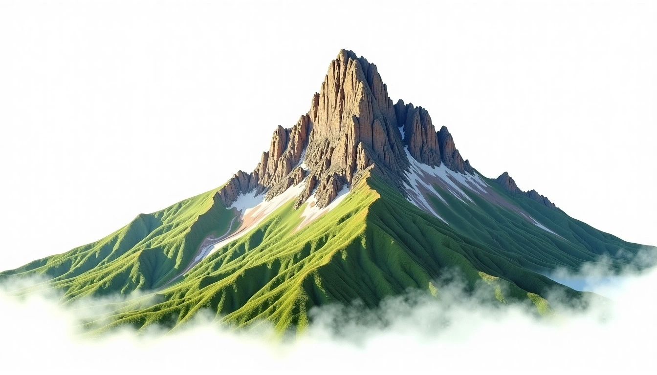 Cerro Marahuaka — 2,800m — Venezuela — watercolor illustration