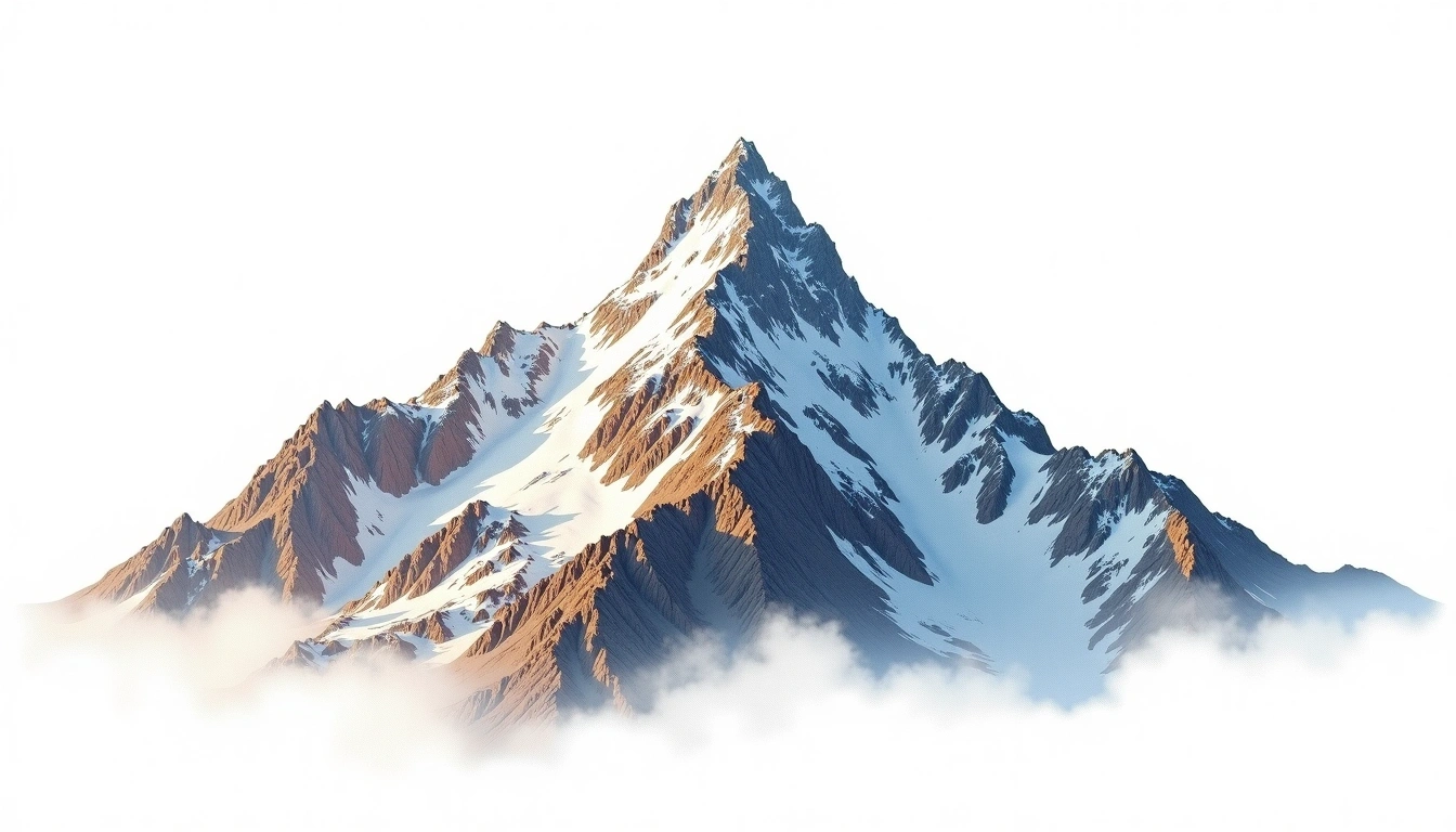 Cerro Peinado — 6,658m — Argentina — watercolor illustration
