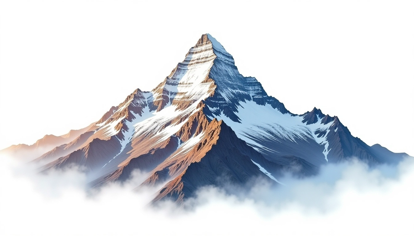 Chearoco — 6,127m — Bolivia — watercolor illustration