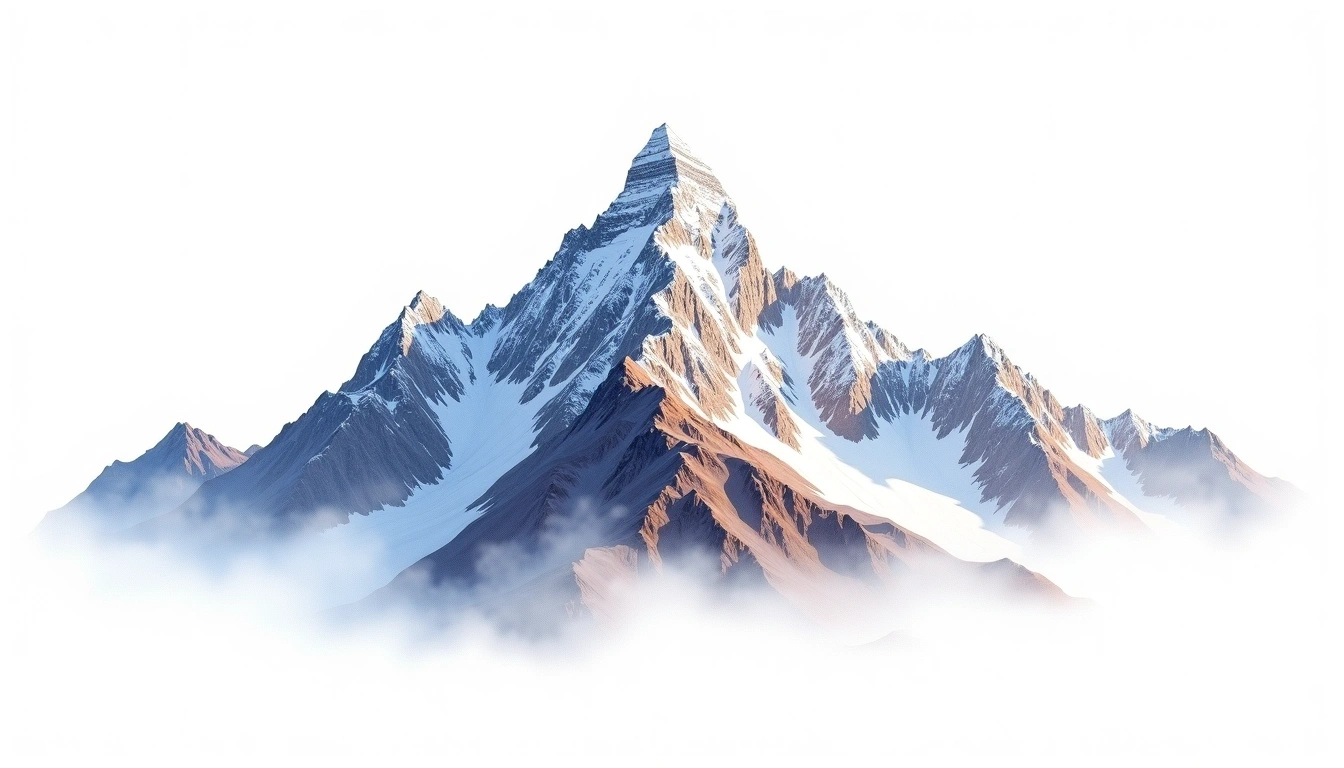 Chhukung Ri — 5,550m — Nepal — watercolor illustration