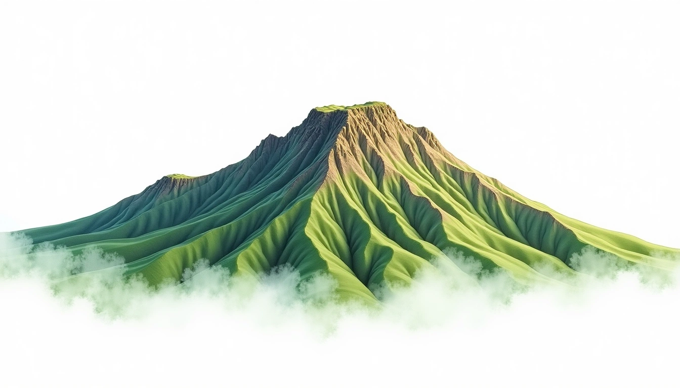 Fairfield — 873m — United Kingdom — watercolor illustration