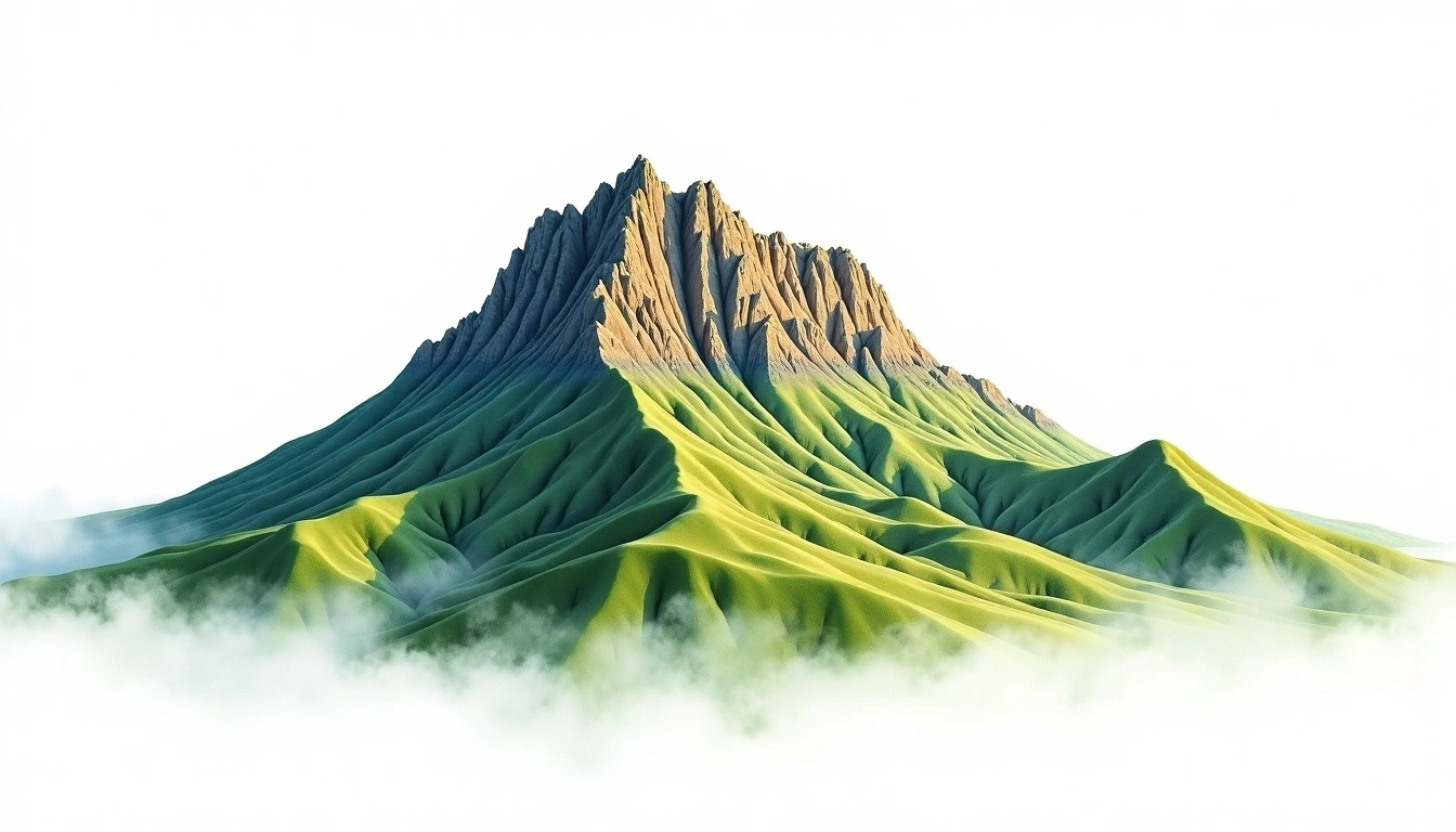 Grand Ballon — 1,424m — France — watercolor illustration