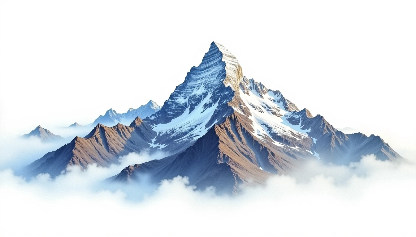 Hardeol — 7,151m — India — watercolor illustration