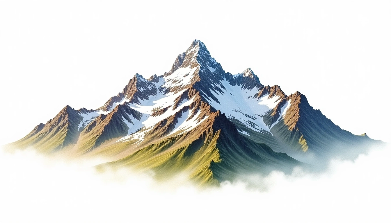 Hochgall — 3,436m — Austria — watercolor illustration