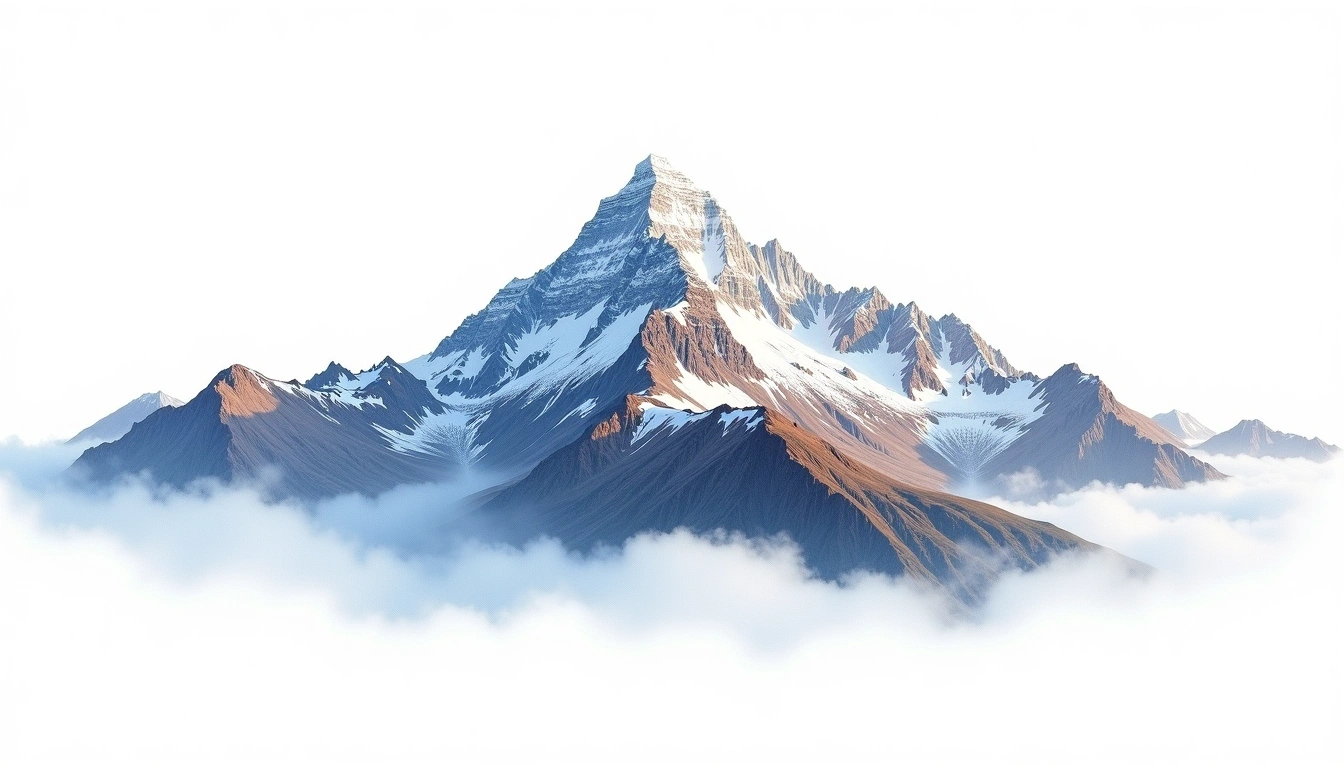 Indrasan — 7,084m — India — watercolor illustration