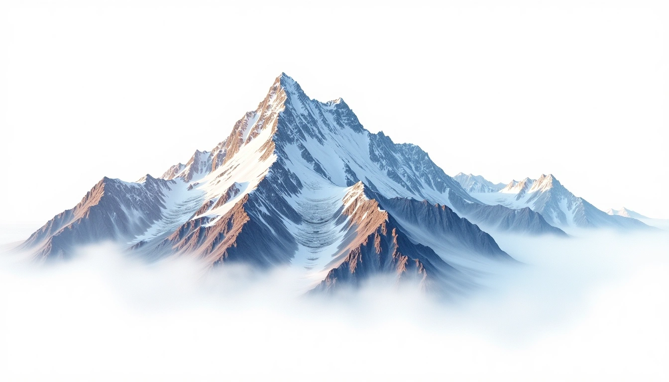 Kun — 7,077m — India — watercolor illustration