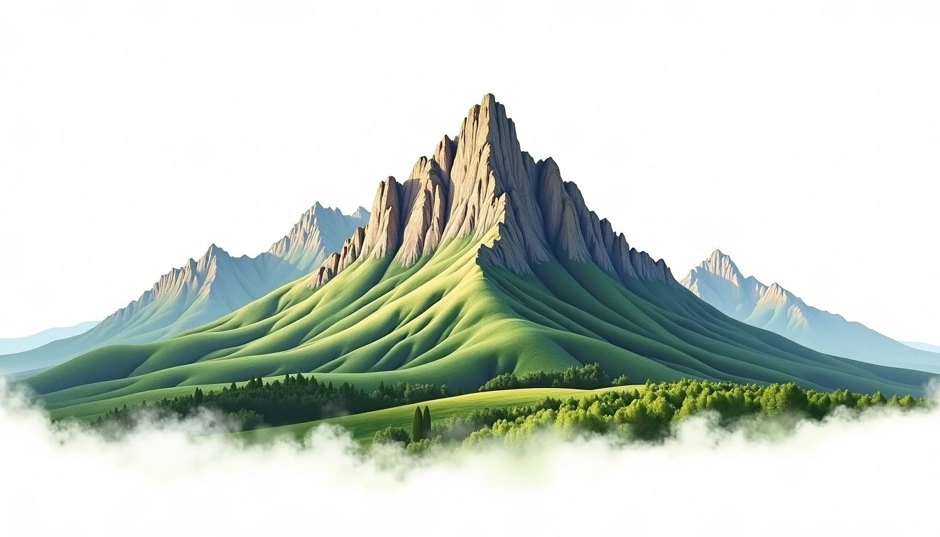 La Sagra — 2,383m — Spain — watercolor illustration