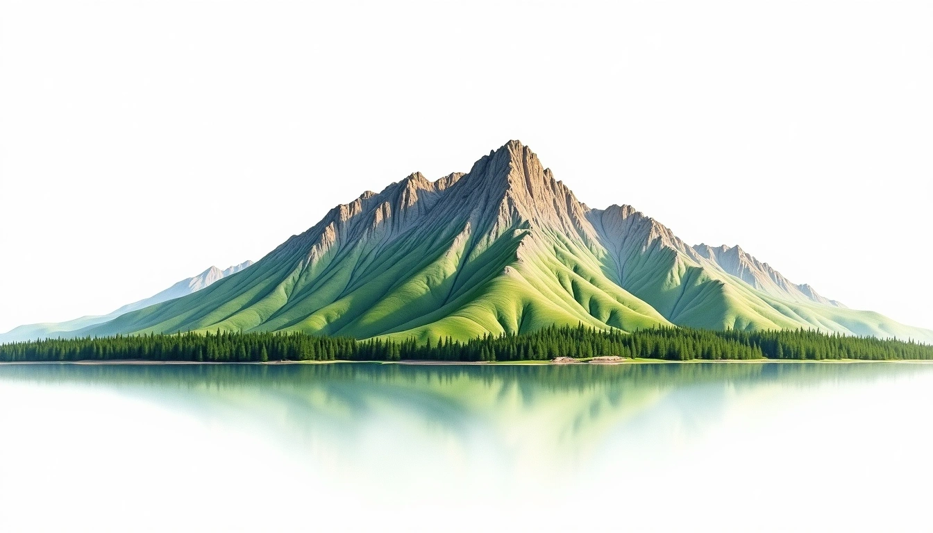 Lomnicky Stit — 2,634m — Slovakia — watercolor illustration