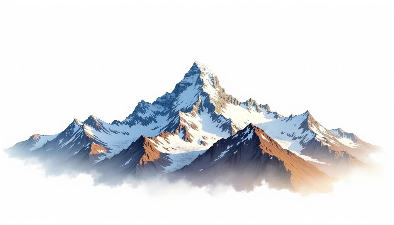Elevation profile of Mont Blanc