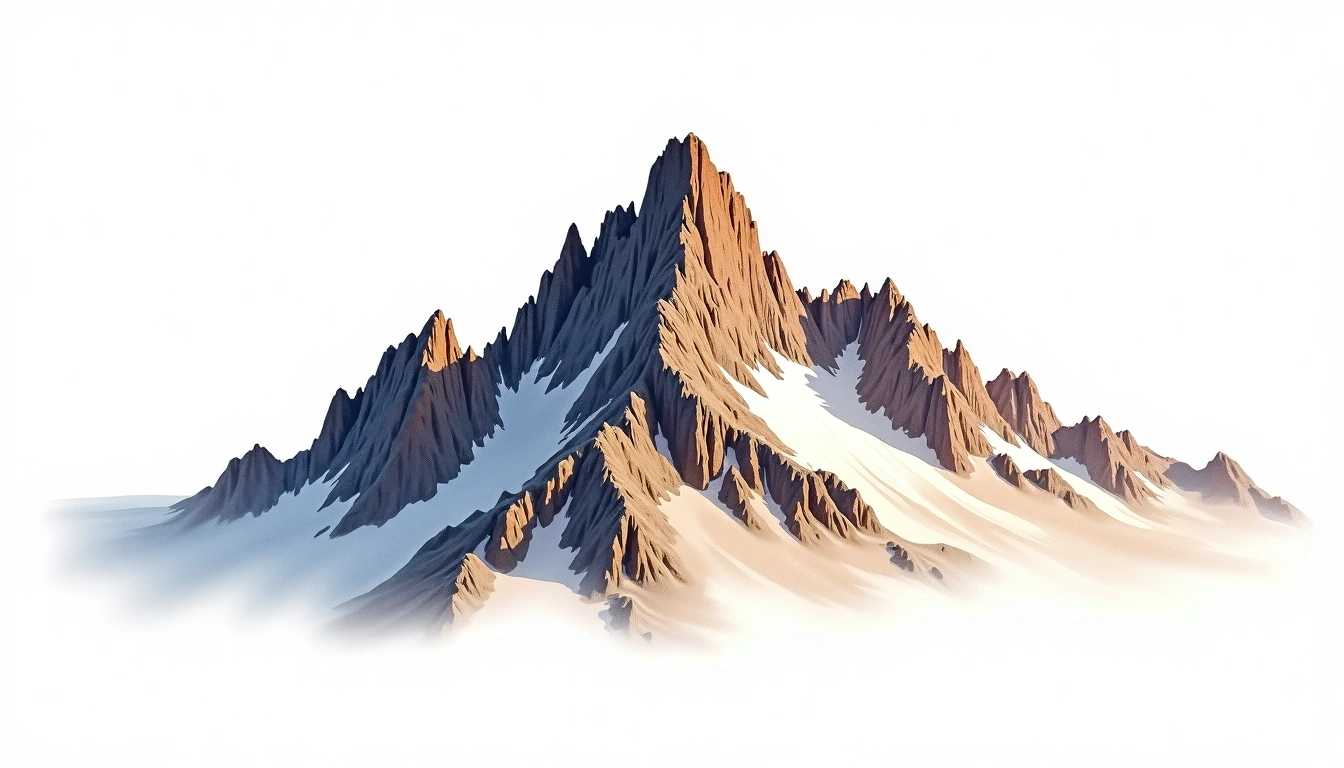 Nevado del Cisne — 4,800m — Colombia — watercolor illustration