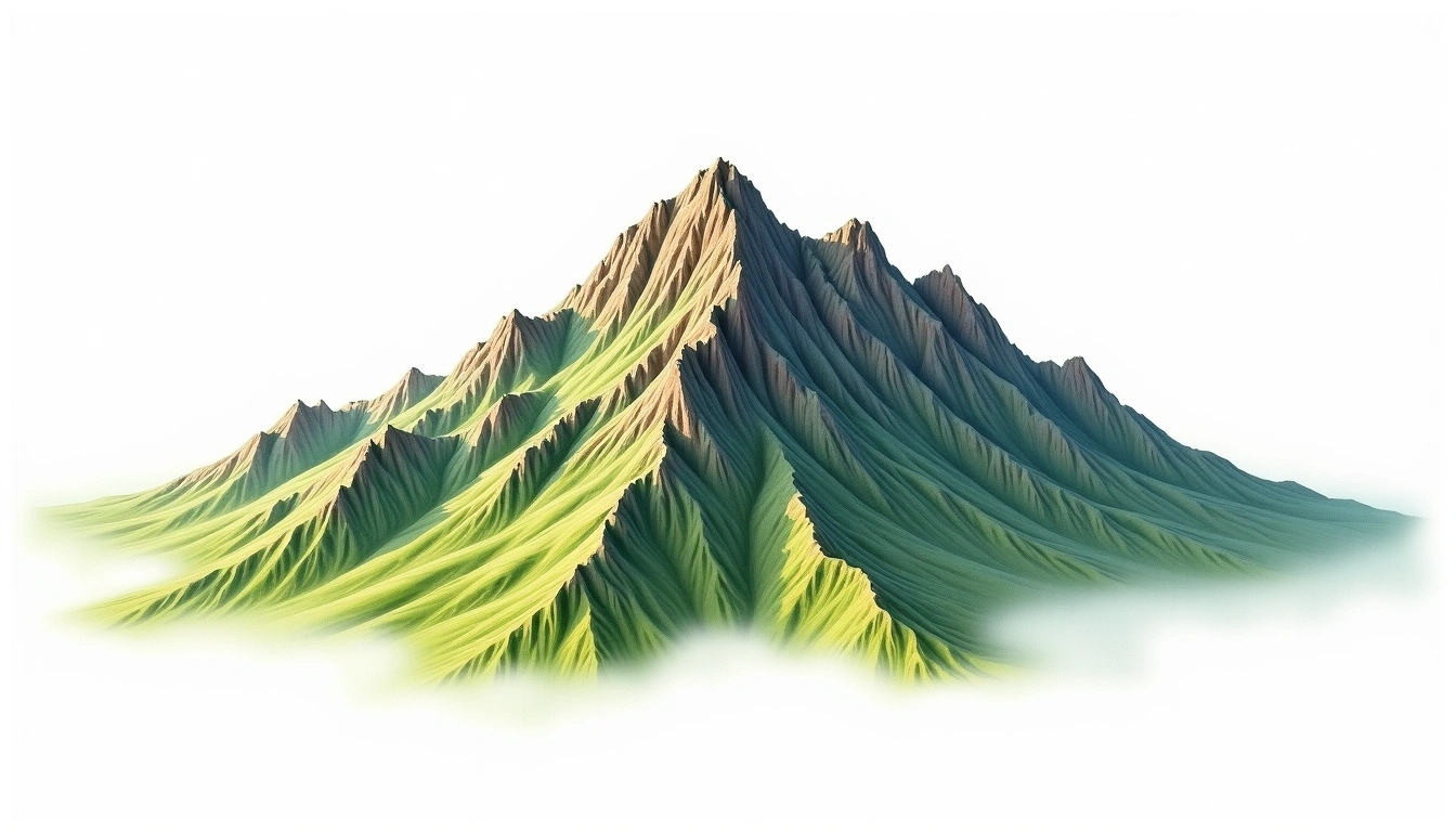 Nippletop — 1,403m — United States — watercolor illustration