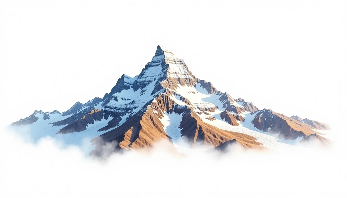 Nun — 7,135m — India — watercolor illustration