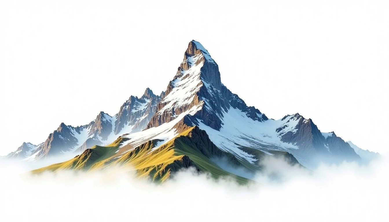 Parrotspitze — 4,432m — Italy — watercolor illustration