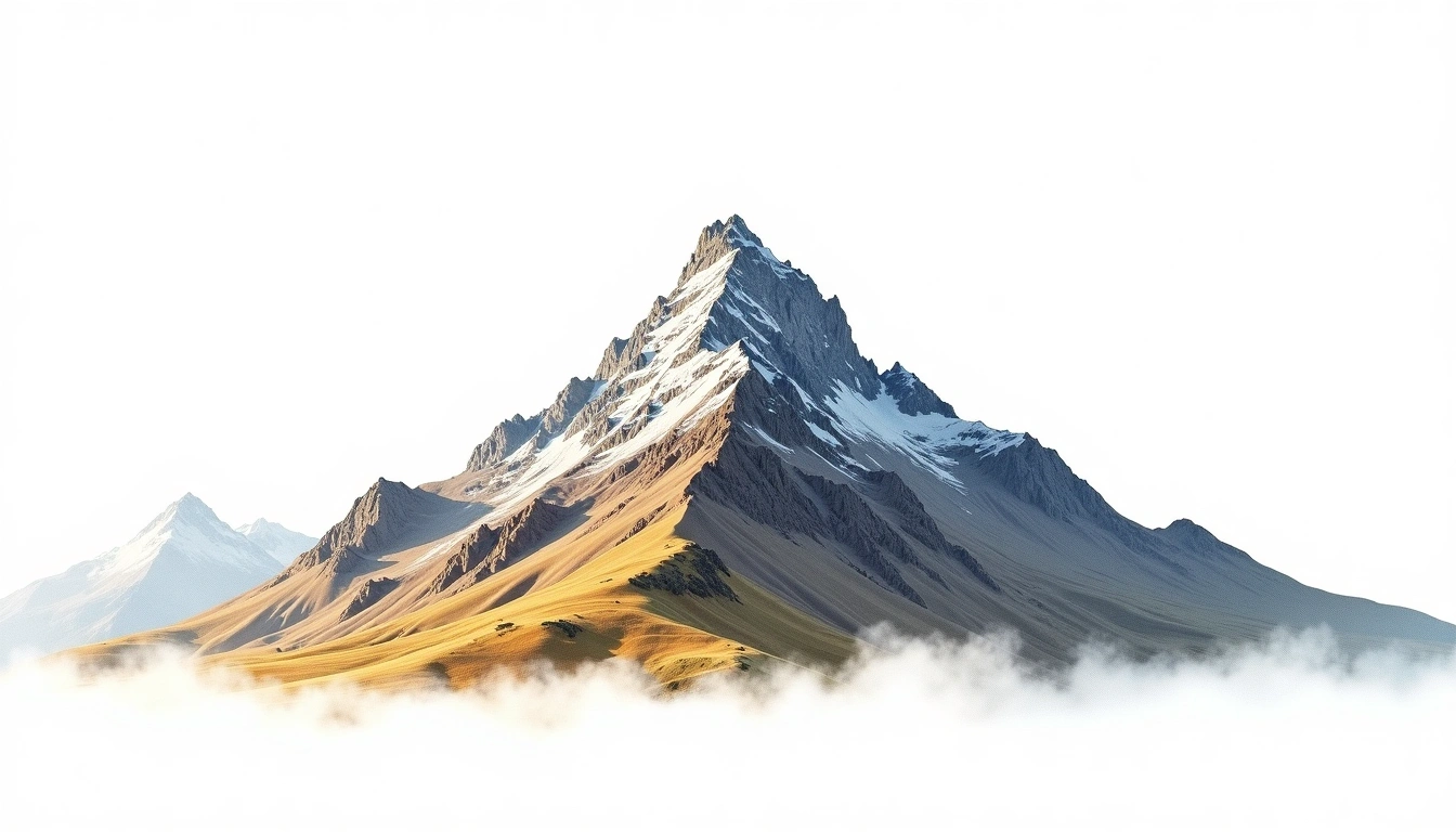 Pico Mucuniuque — 4,673m — Venezuela — watercolor illustration