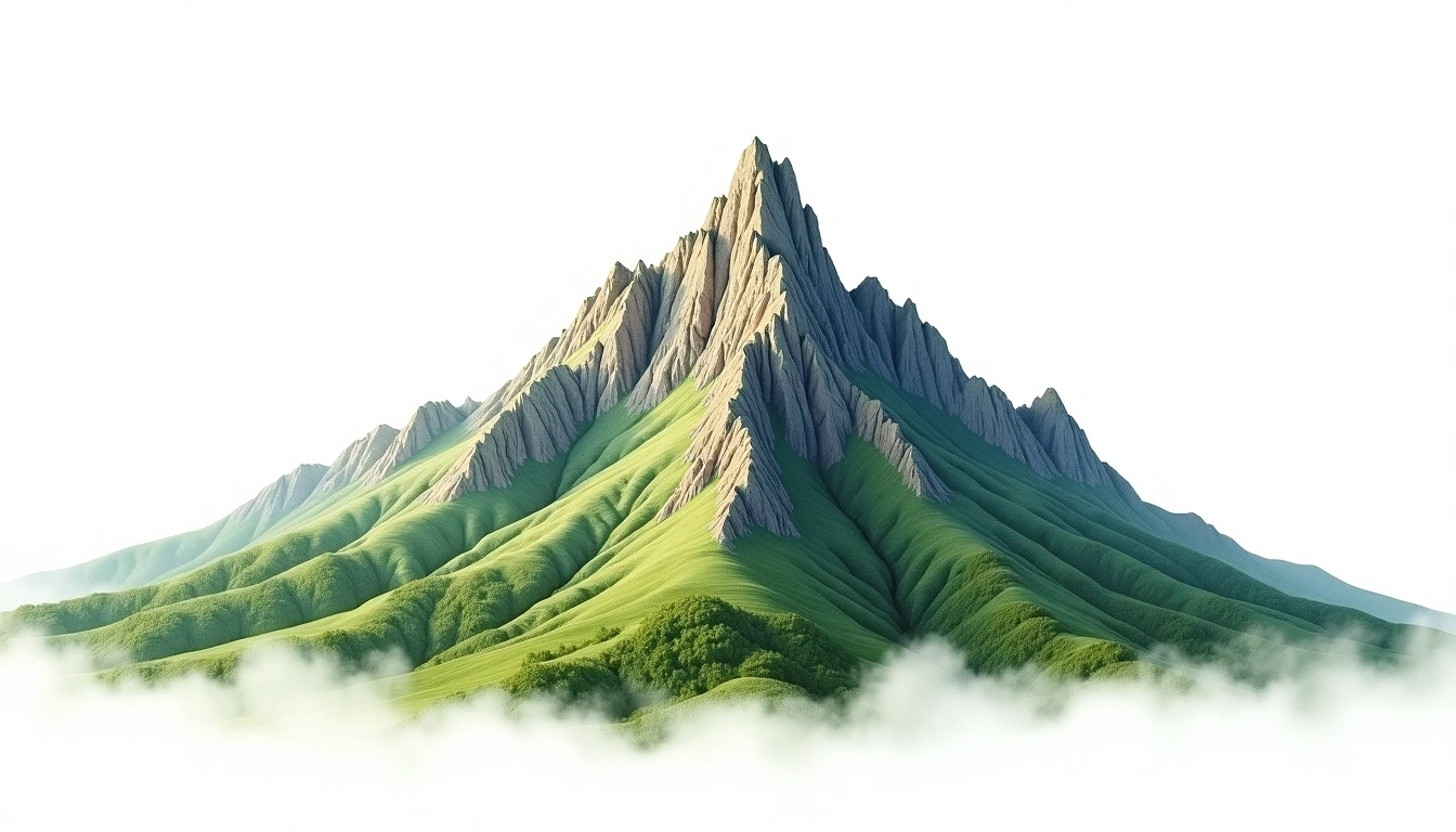 Pico Ruivo — 1,862m — Portugal — watercolor illustration