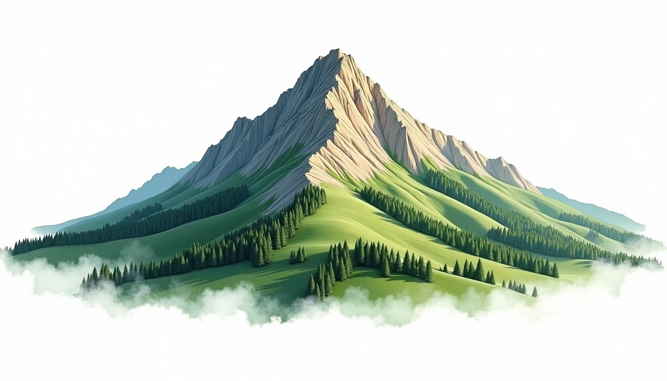 Rax — 2,007m — Austria — watercolor illustration