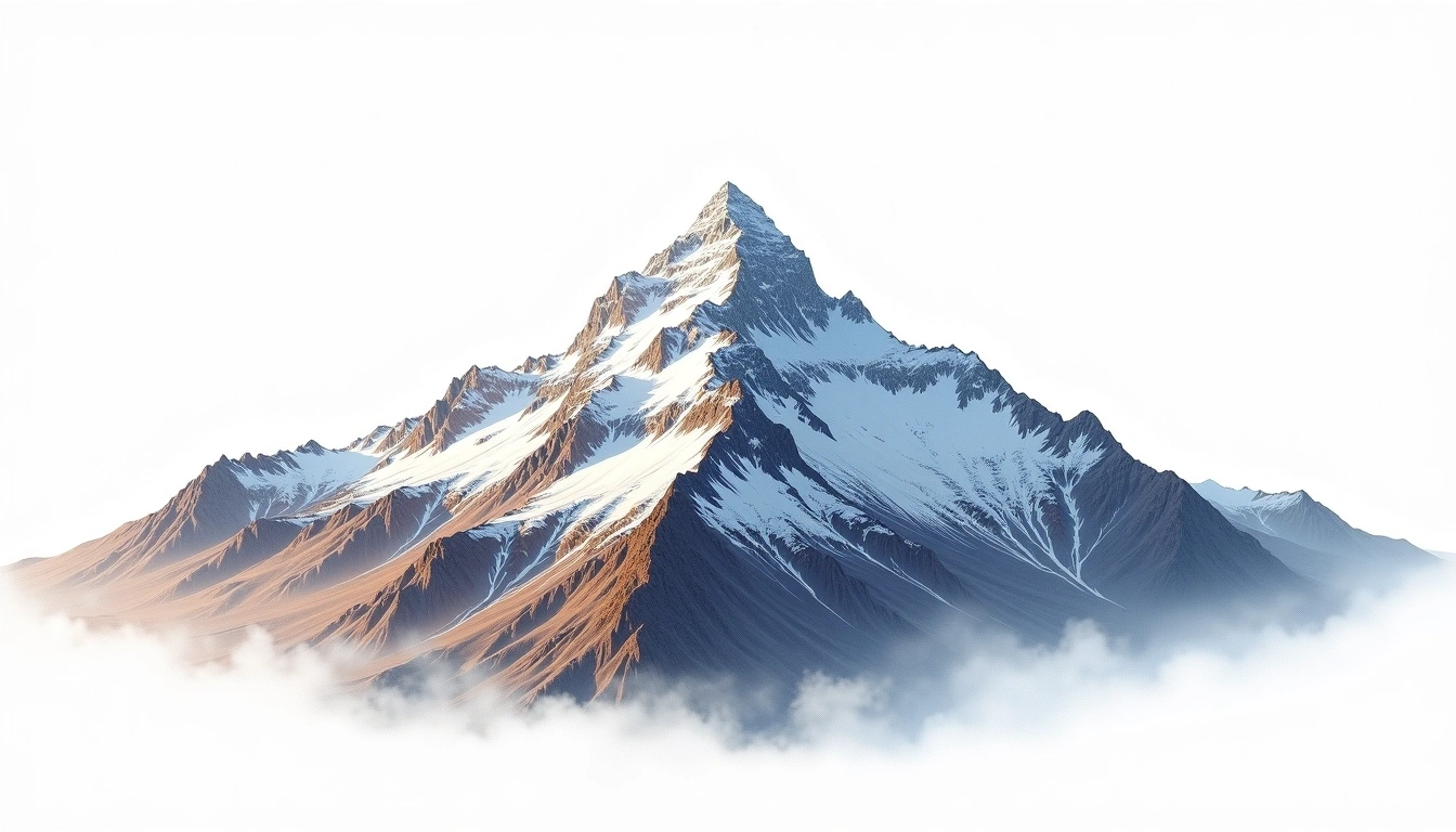 Rondoy — 5,870m — Peru — watercolor illustration