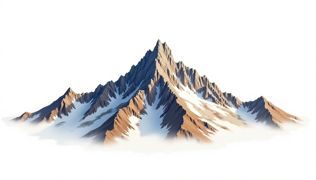 Saana — 1,029m — Finland — watercolor illustration