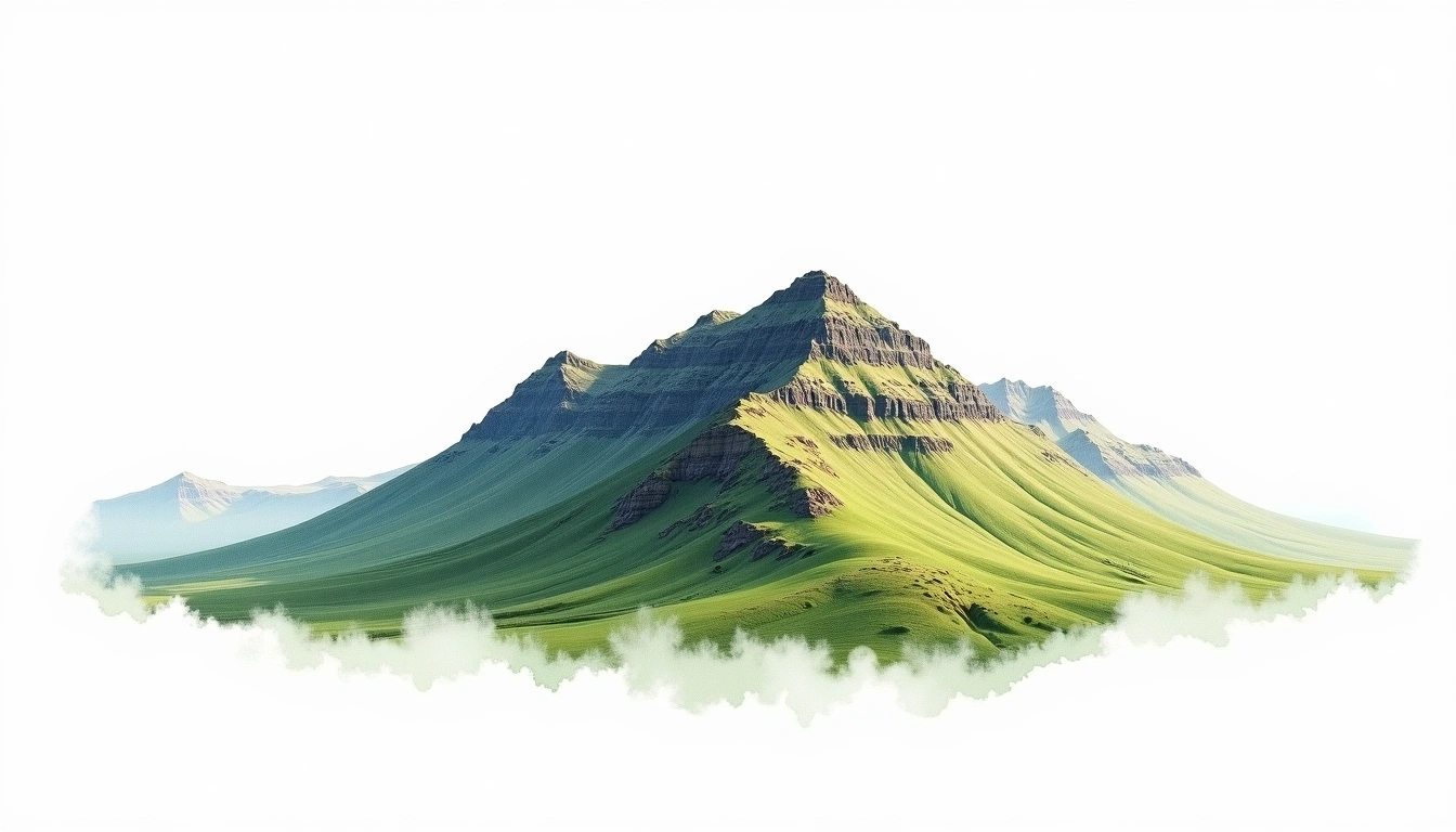 Sgurr Alasdair — 992m — United Kingdom — watercolor illustration