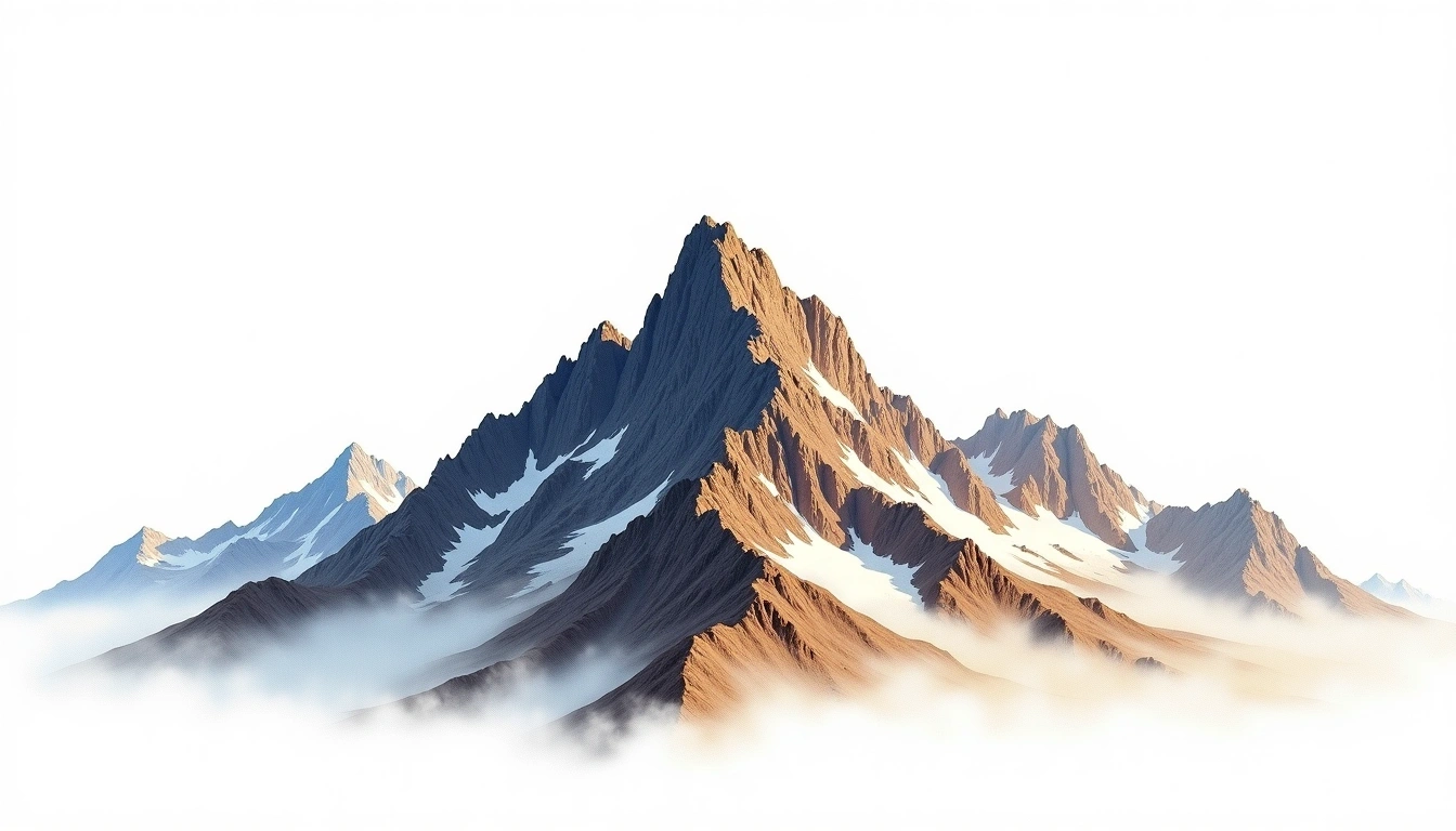 Stetind — 1,392m — Norway — watercolor illustration