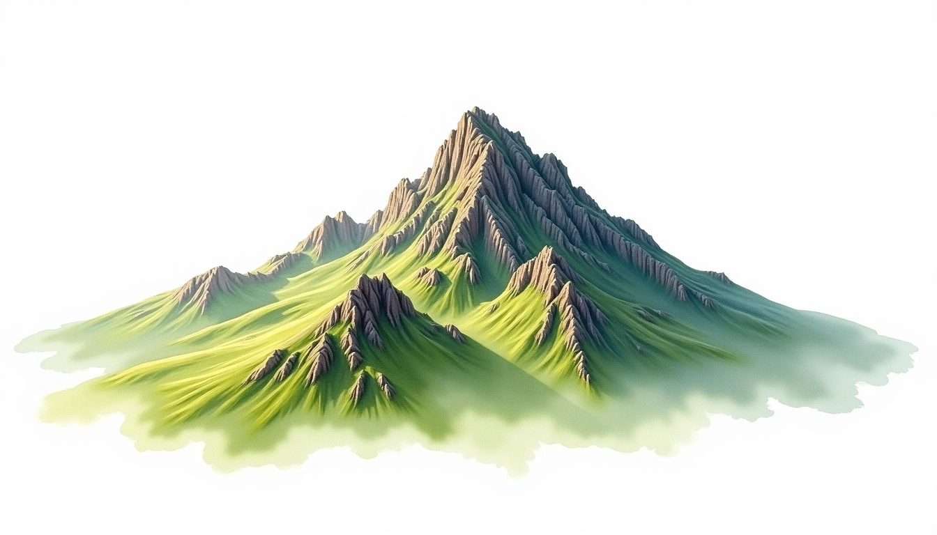 The Cobbler — 884m — United Kingdom — watercolor illustration