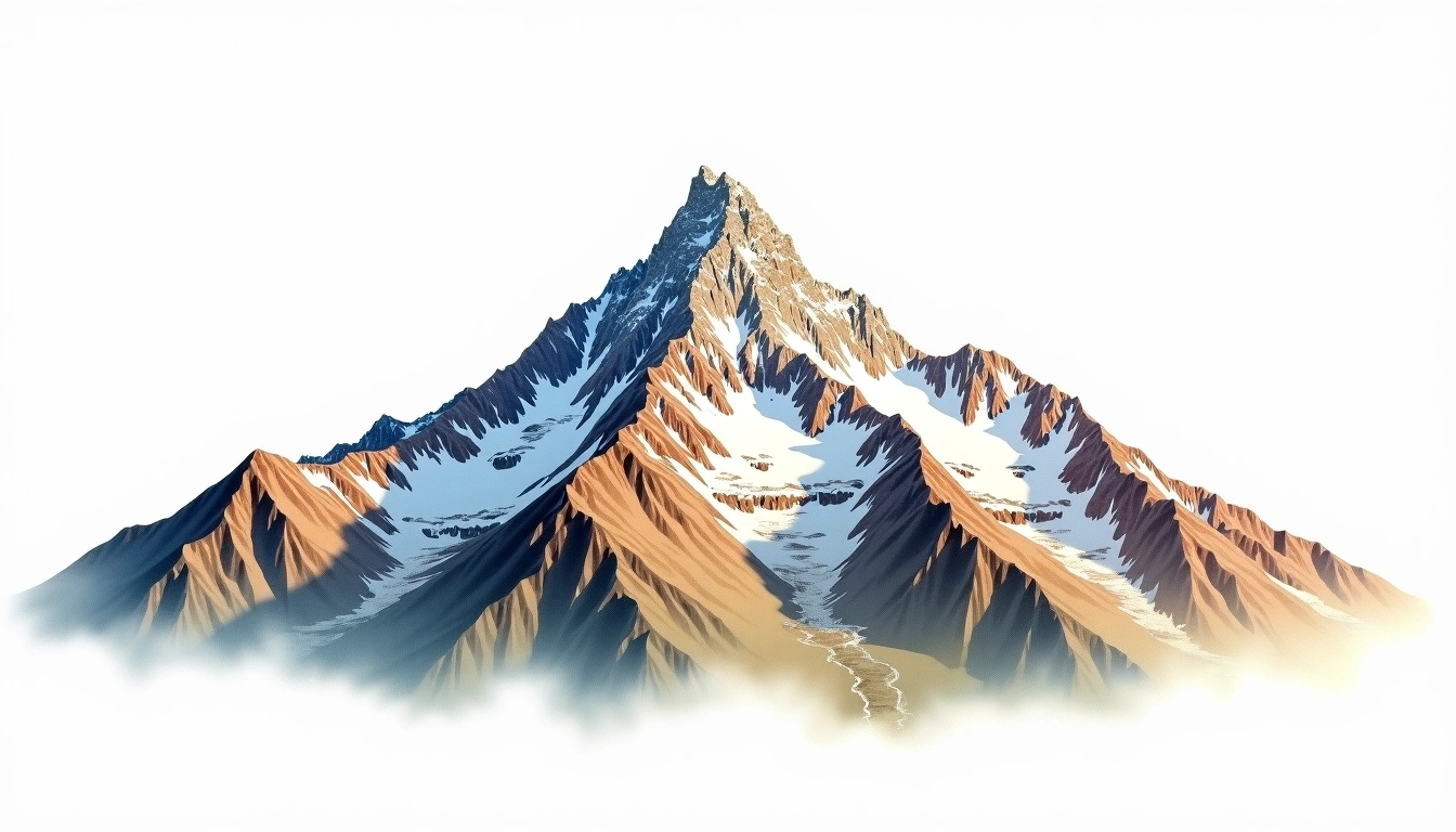 Torreys Peak — 4,349m — United States — watercolor illustration